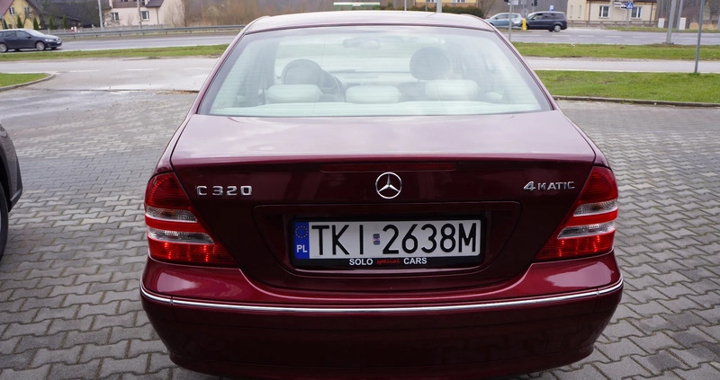 Mercedes-Benz Klasa C cena 28900 przebieg: 195376, rok produkcji 2004 z Skaryszew małe 277